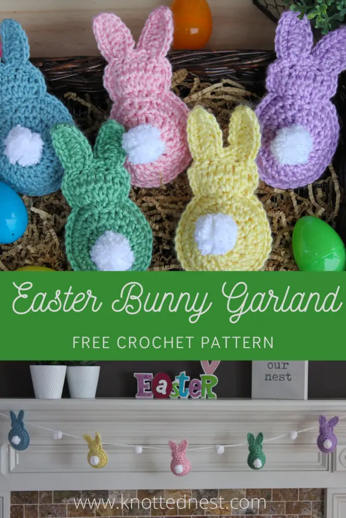 Crochet Easter Bunny Garland