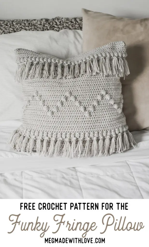 Funky Fringe Crochet Pillow Pattern