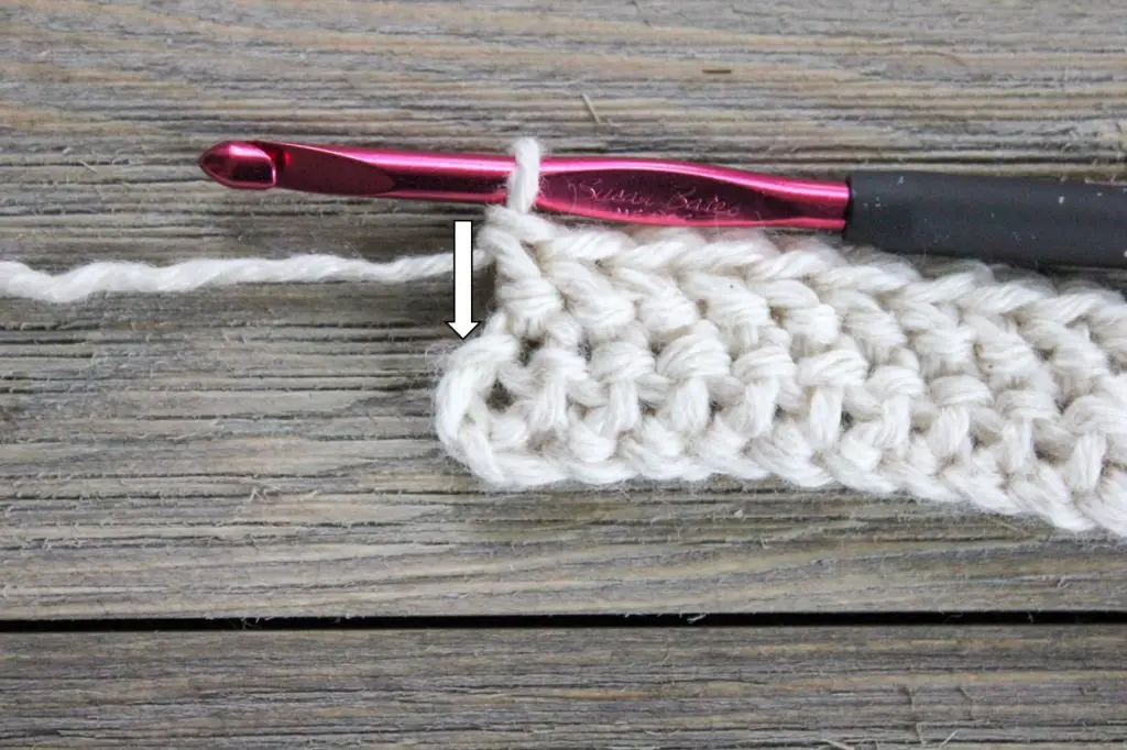 herringbone half double crochet