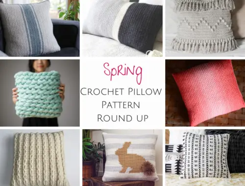 Free crochet pillow pattern round up