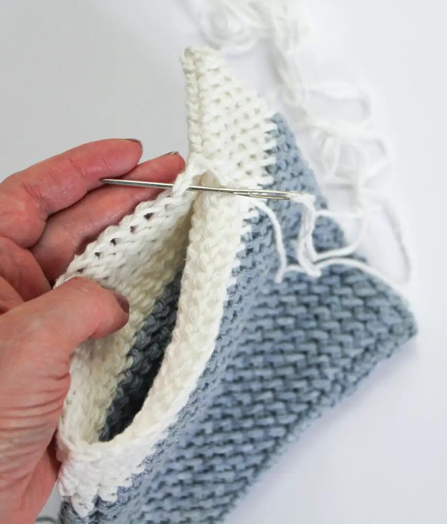 Black Bean Dyed Crochet Pot Holder Pattern - The Knotted Nest