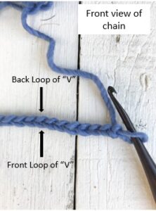 How to Crochet In the Back Bump of a Chain - Easy Tutorial