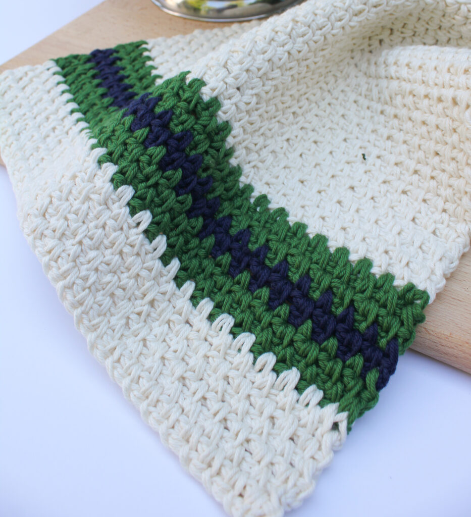 Buffalo Plaid Kitchen Towel - Free Crochet Towel Pattern - A Crocheted  Simplicity