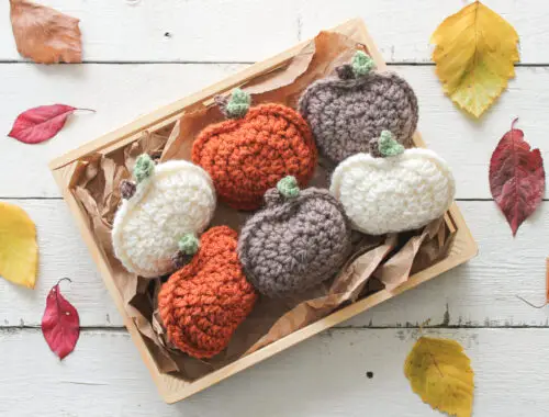 Rustic Pumpkin Garland Free Crochet Pattern