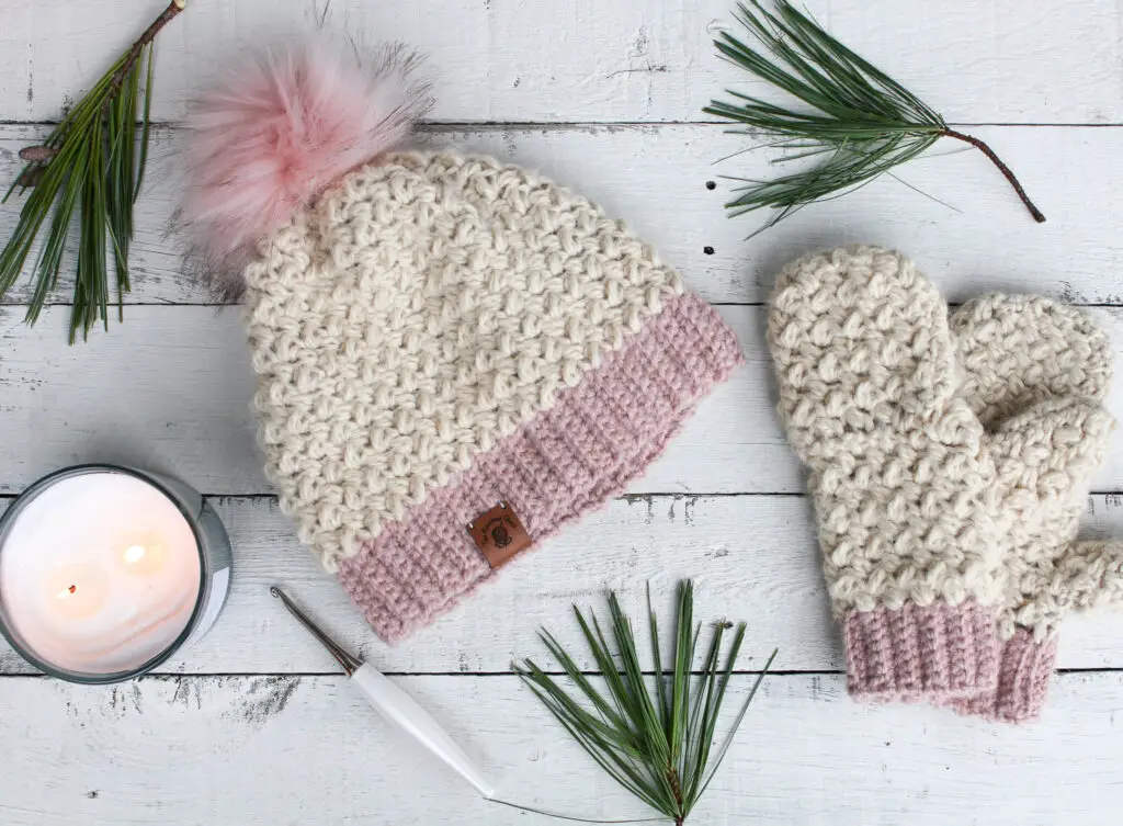 Alpaca Squishy Pom Beanie Crochet Hat Pattern – Mama In A Stitch