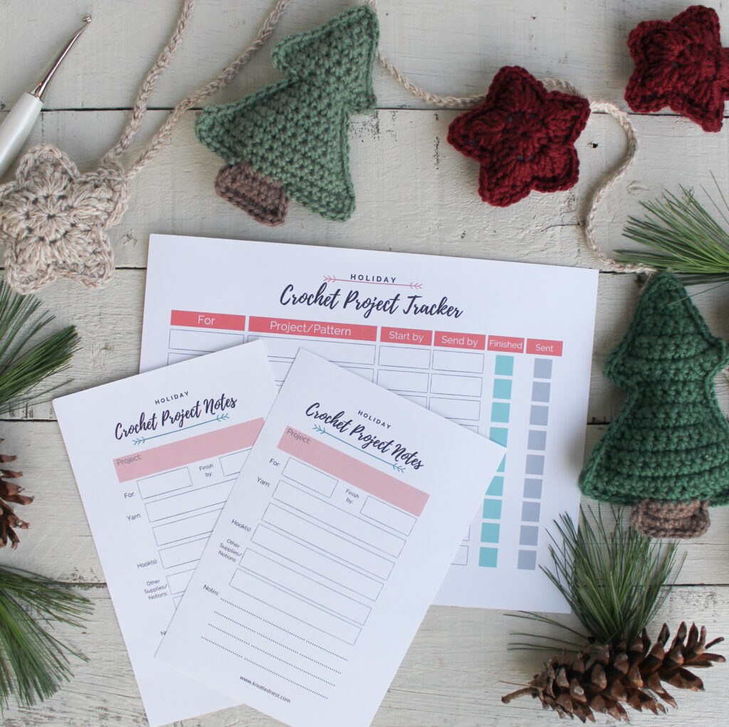 Holiday Crochet Project Planner