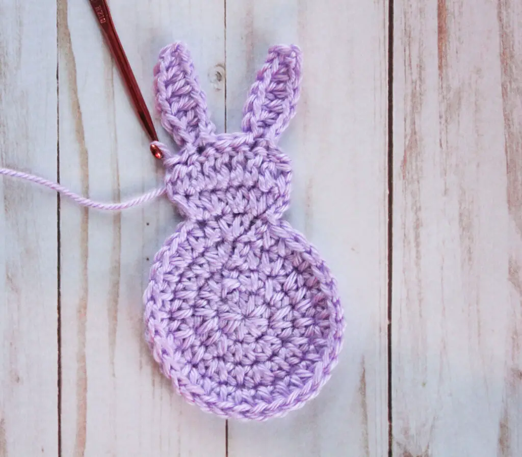 Crochet Easter Bunny Panel complete
