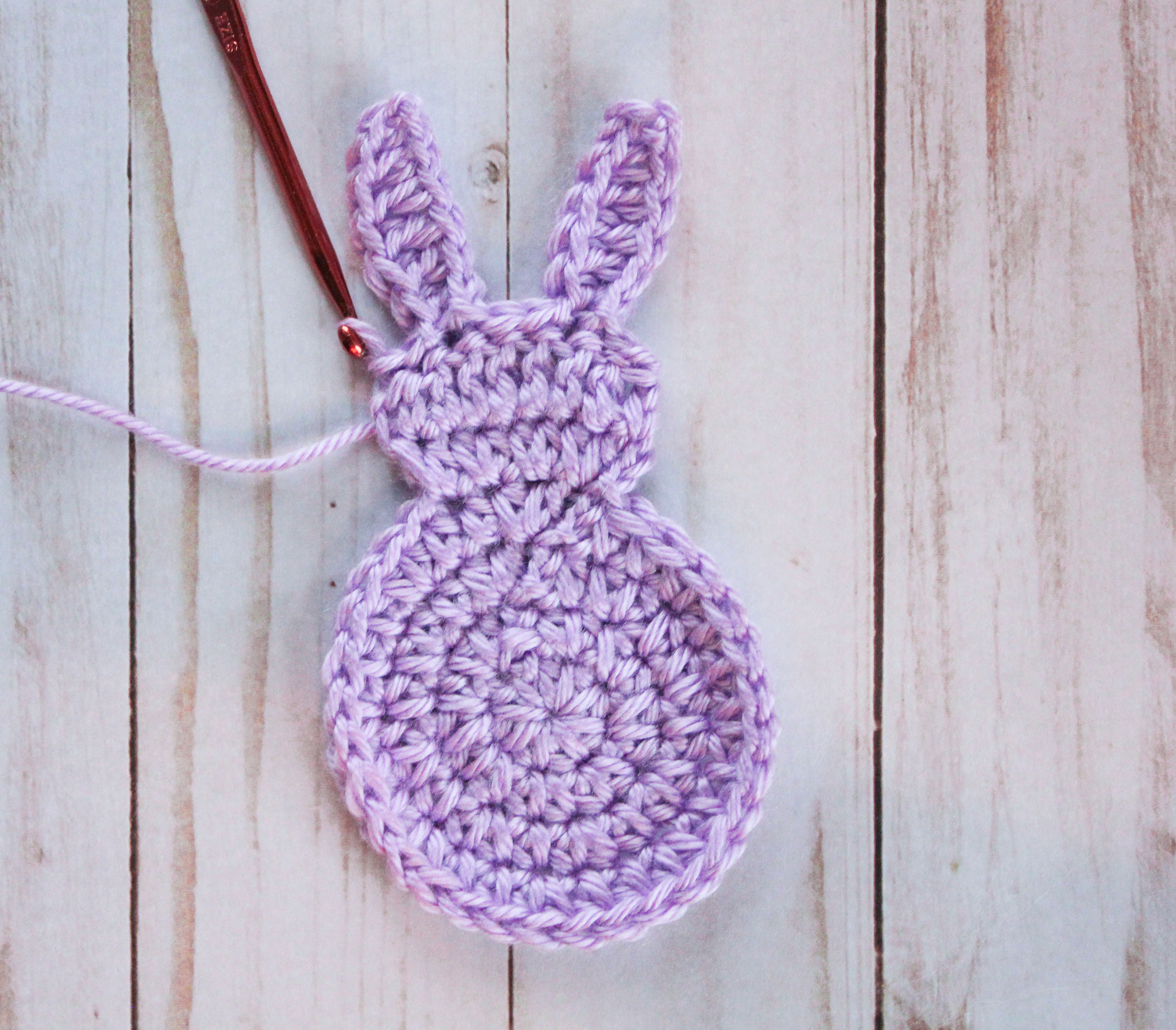 Crochet Easter Bunny Garland Free Pattern The Knotted Nest