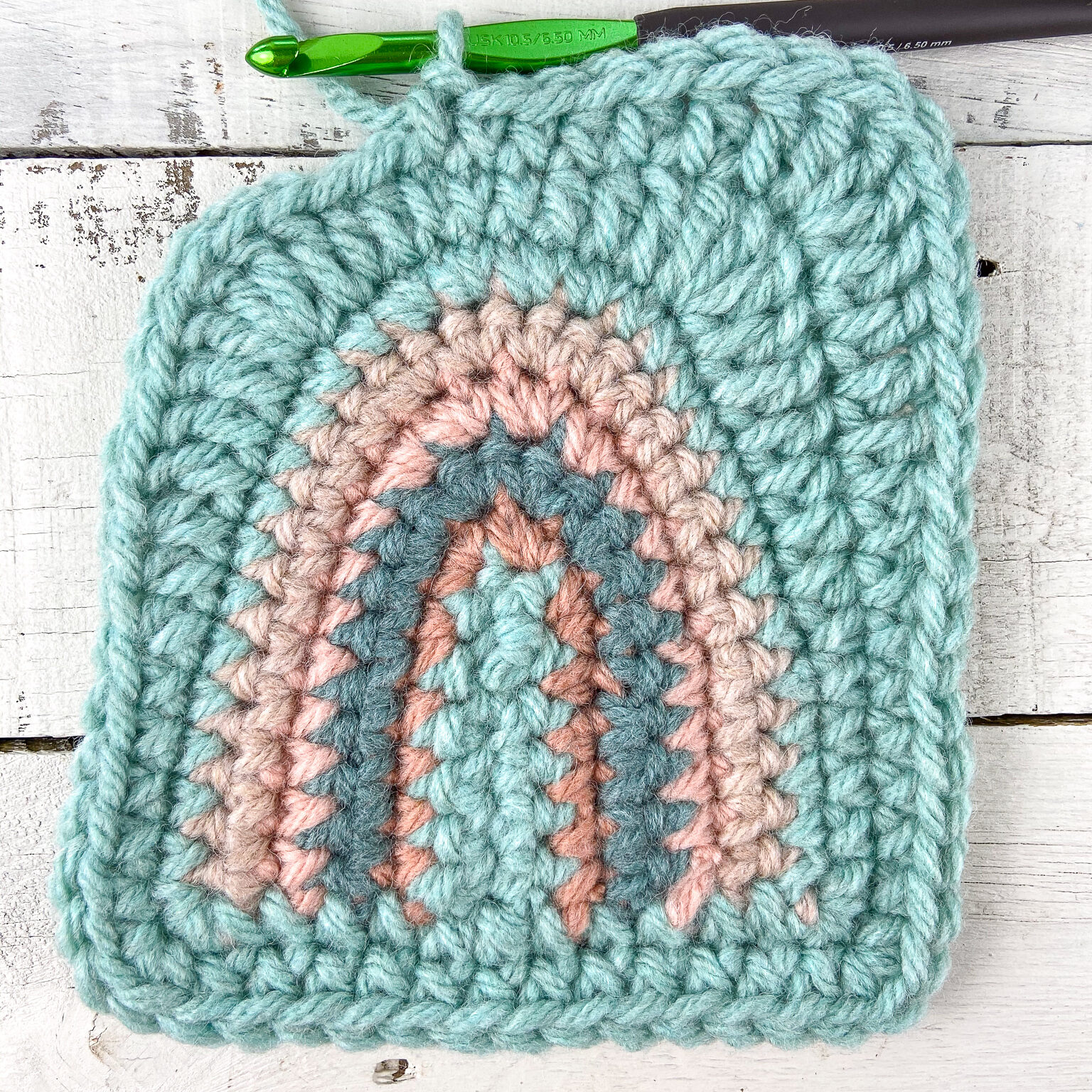 The Easy Peasy Blanket: How To Crochet A Snug Granny Square