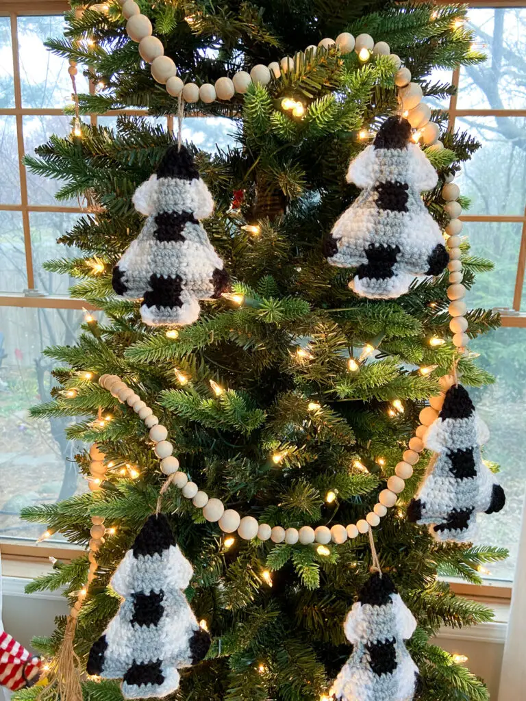 crochet christmas garland free pattern