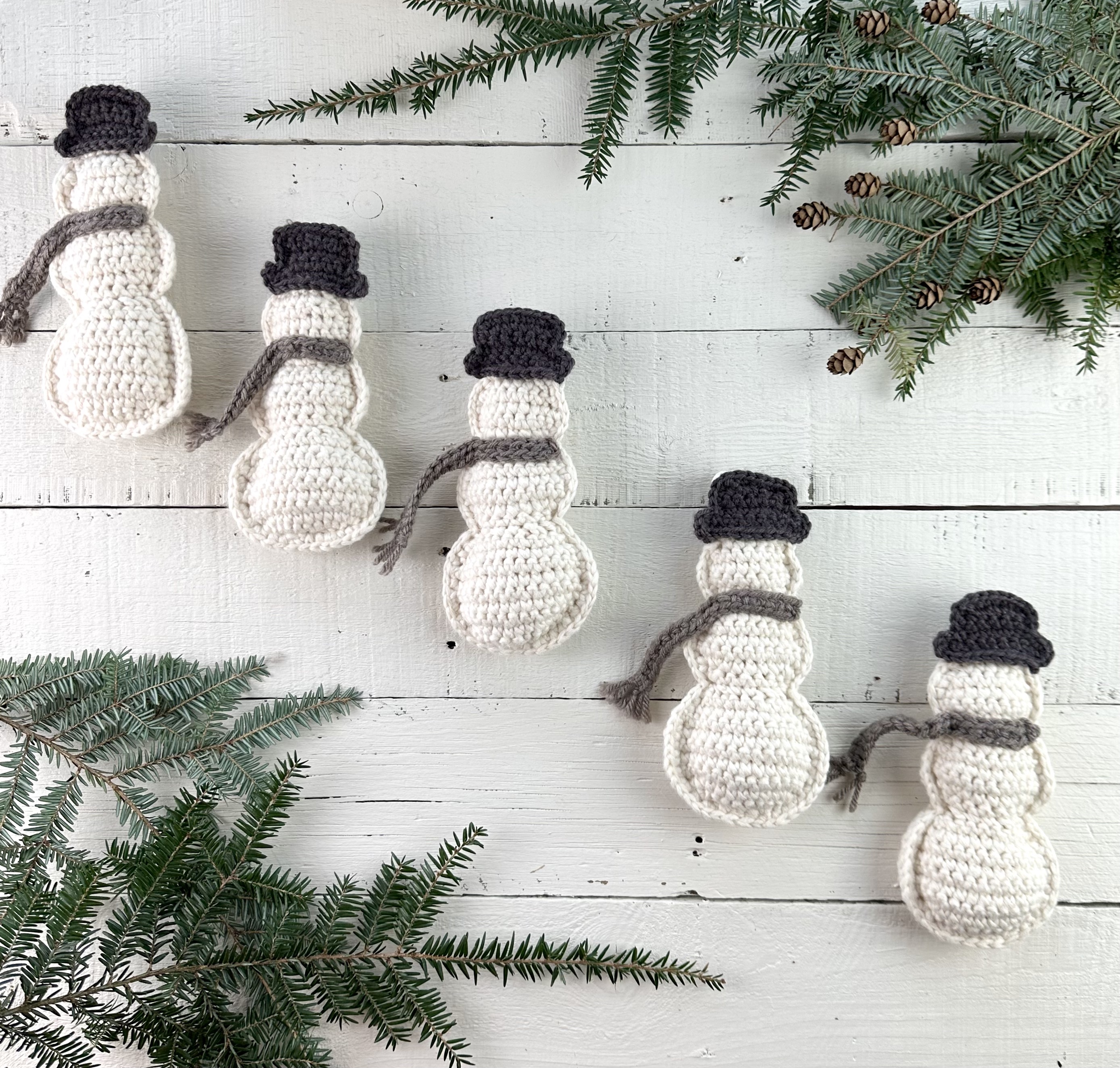 Crochet Snowman Free Pattern